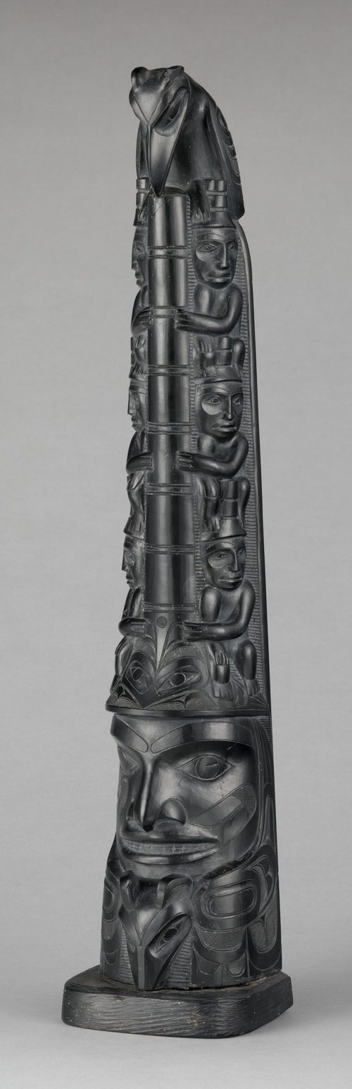 Totem Pole Model, Charles Edenshaw, Haida