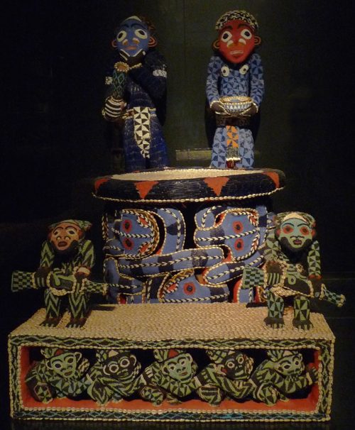 Royal throne (Mandu Yenu), Bamum carvers and beadworkers of the royal court