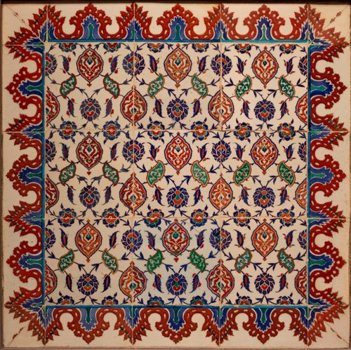 Tile Panel, Iznik potters