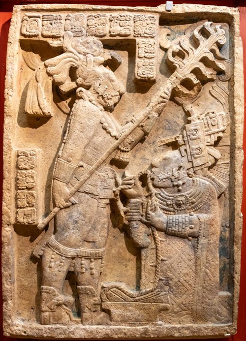 Lintel 24, Maya sculptor of Yaxchilan