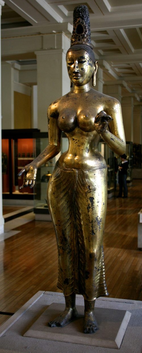 Statue of Tara, Sri Lankan bronze caster