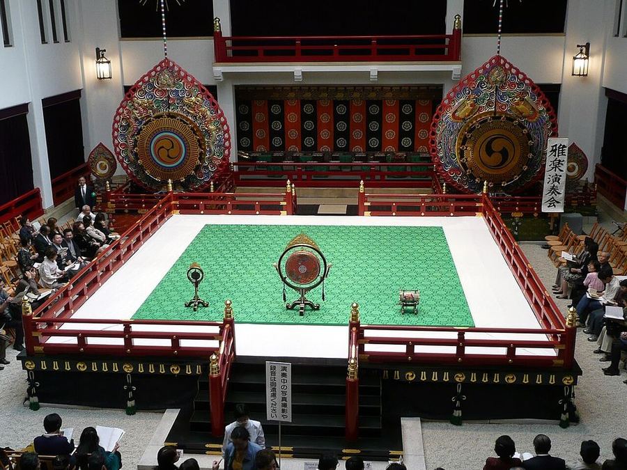 Gagaku stage, Music Department of the Imperial Household