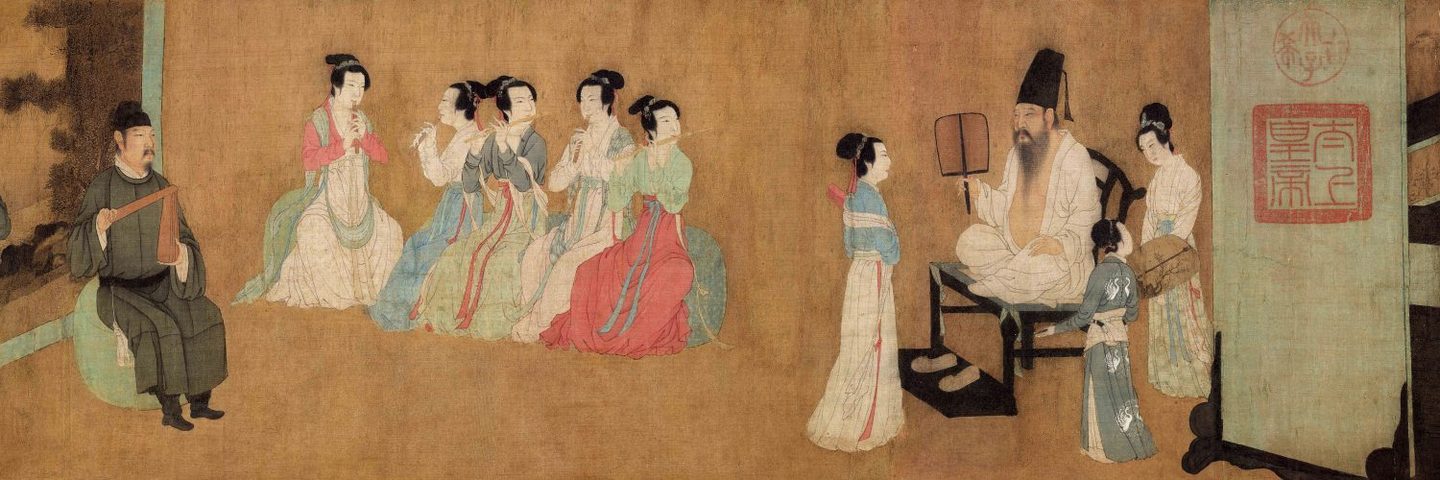 The Night Revels of Han Xizai, Attributed to Gu Hongzhong