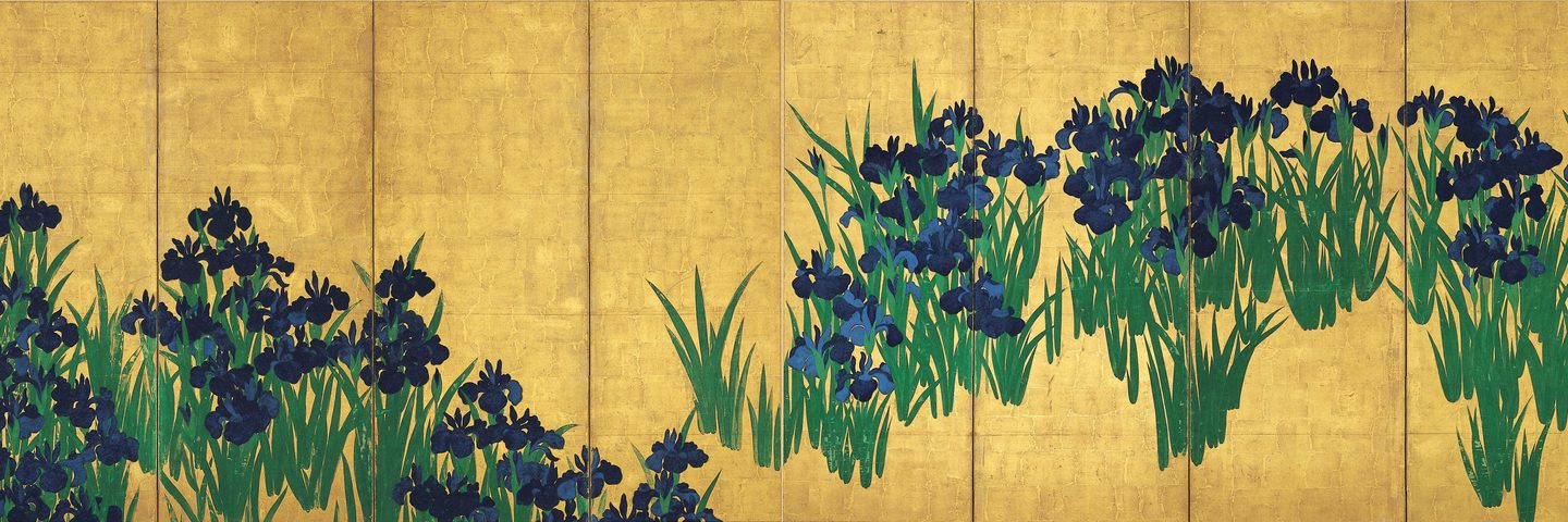 Irises, Ogata Kōrin