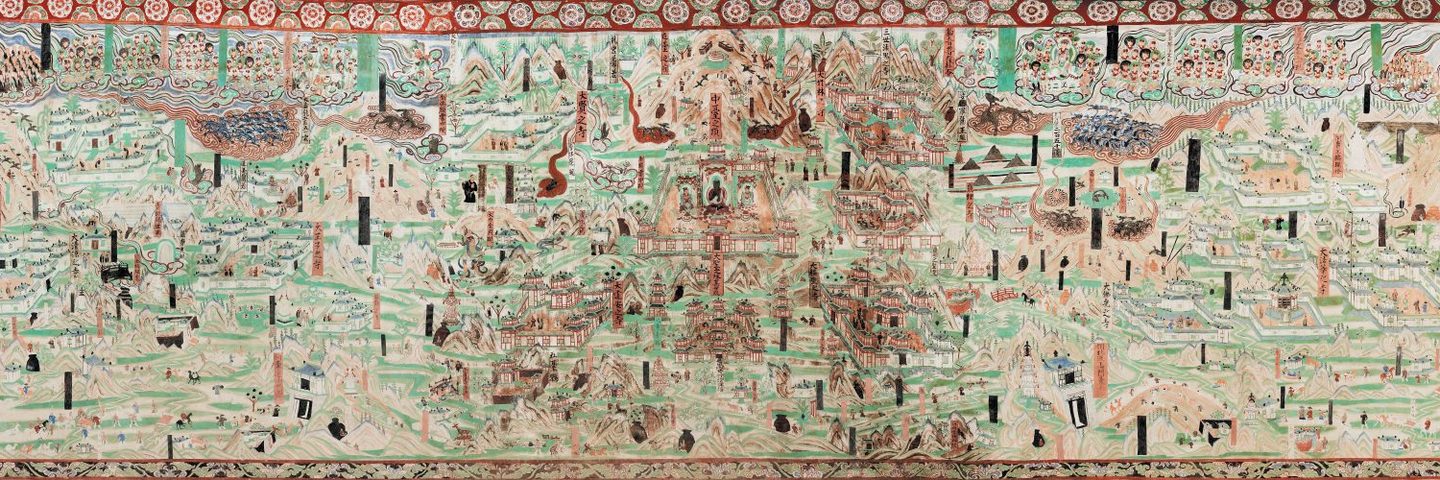 Map of Mount Wutai, Painters of Mogao Cave 61